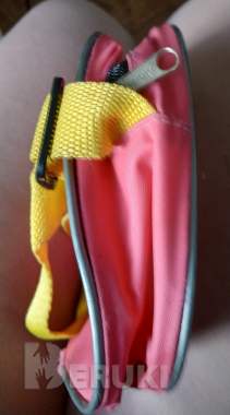 Сумочка детская cagia розовая с тигренком. 1