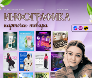 Дизайн карточек товара, логотипов, баннеров