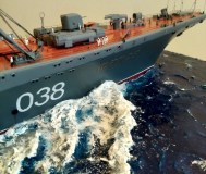 Модель тяжёлого авианосного крейсера пр. 1143 «Минск», масштаб 1-200