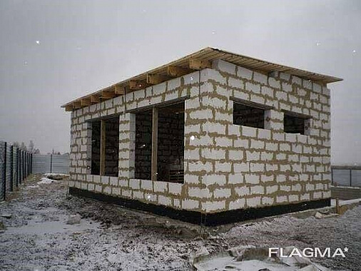 Быстро строим: сарай - хозблок - бытовка - гараж и тд из блока - кирпича 3