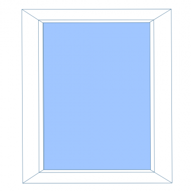 Окно глухое ПВХ 700*900