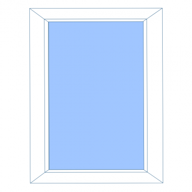 Окно глухое ПВХ 900*1200