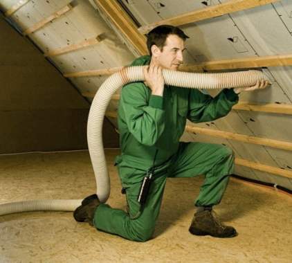 Утепление дома задувной ватой