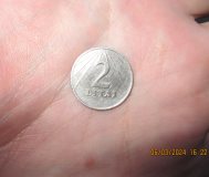 Монета 2 лита 1991 г. Литва 1 шт. 