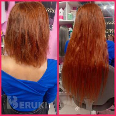 Наращивание волос 1