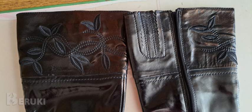 Сапоги осенние женские р. 35 (идут на р. 36), б. У 1