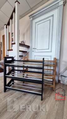 Дубовая полка для обуви 4