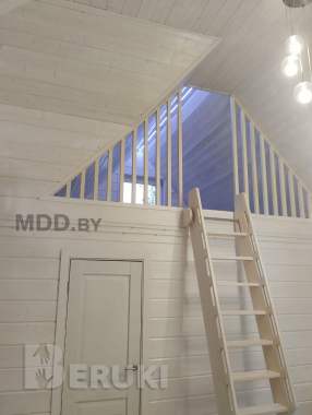 Приставная лестница деревянная полного цикла производства 2