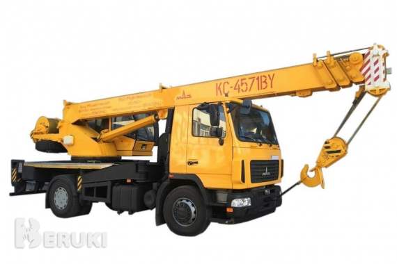 Аренда автокрана кс-4571by-8-02 гп 20т, впс 28м 0
