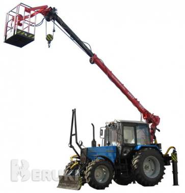 Аренда вышки-подъемника монтажного опт-9195 на базе трактора беларус 920. 2 1