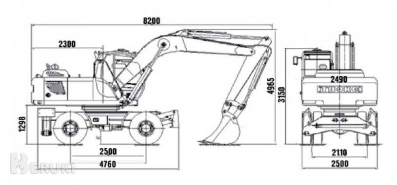 Аренда экскаватора tvex ек-14-20 1