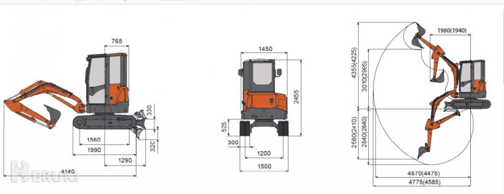 Аренда мини-экскаватора lonking cdm 6025 1
