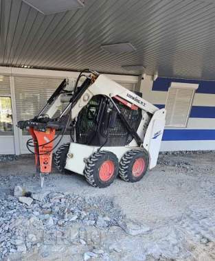 Аренда мини-погрузчика lonking cdm 312 с гидромолотом 0