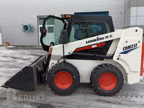 Аренда мини-погрузчика lonking cdm 312 с ковшом или вилами 1,2т 0