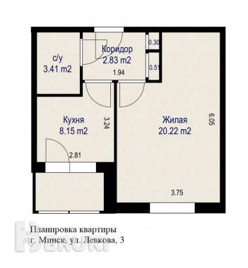 Продам 1-комнатную квартиру 0