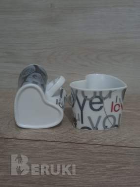 Кофейная пара в форме сердца 0