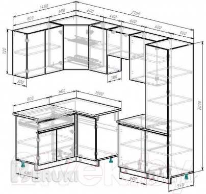 Кухонный гарнитур 5