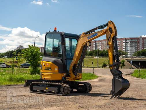 Аренда мини-экскаватора: гидробур, гидромолот