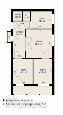Продам 3-комнатную квартиру 37