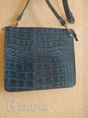 Сумка женская на плечо, бирюзовая 0