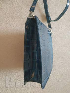 Сумка женская на плечо, бирюзовая 1