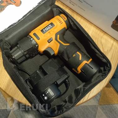 Аккумуляторный шуруповерт razz cd-12 (2 акб на 2 ач) 1