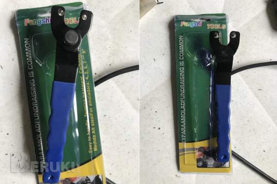 Ключ прижимной гайки для ушм (универсальный)