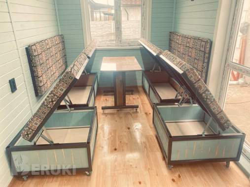 Каркасный (дачный, садовой) домик с мебелью и электрикой 6