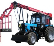 Аренда вышки-подъемника монтажного опт-9195 на базе трактора беларус 920. 2