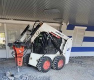 Аренда мини-погрузчика lonking cdm 312 с гидромолотом