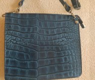 Сумка женская на плечо, бирюзовая