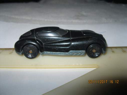 Hot Wheels Mattel 1995 Black Batmobile 5