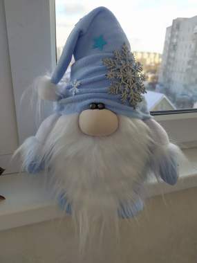 Гномики рождественские ручной работы 6