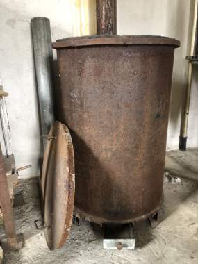 Печка на опилках 0