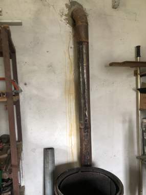 Печка на опилках 2