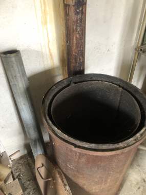 Печка на опилках 3