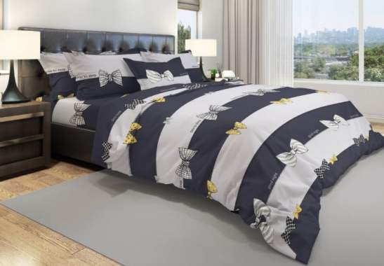 Комплекты, бязь 2-спальные с простынями на резинке 2