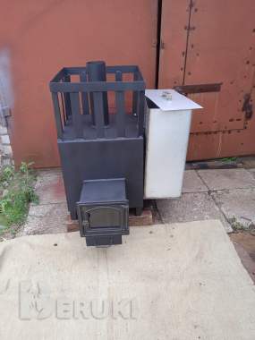 Печь котел для бани с баком 0