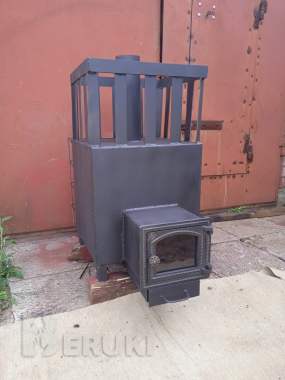 Печь котел для бани с баком 1