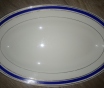 Блюдо овальное ссср фарфор 22*36 см