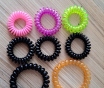 Резинка-браслет пружинка, новые, разноцветные