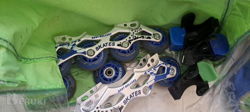 Ролики сине-зеленые, р. 27-30, б. У-2комплекта (на з/ч один) 3