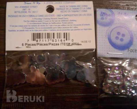 Пуговицы для рукоделия «бабочки» (сша) 2