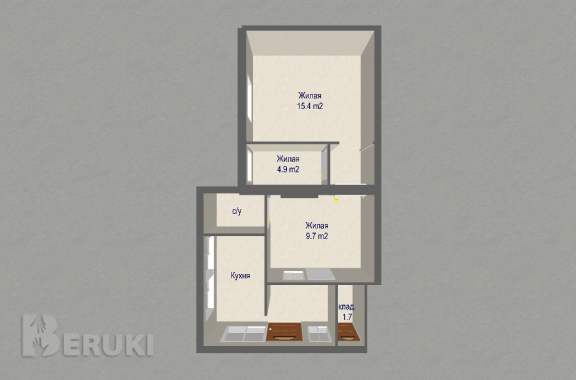 Продается 3 к квартира в а. г. Колодищи 1