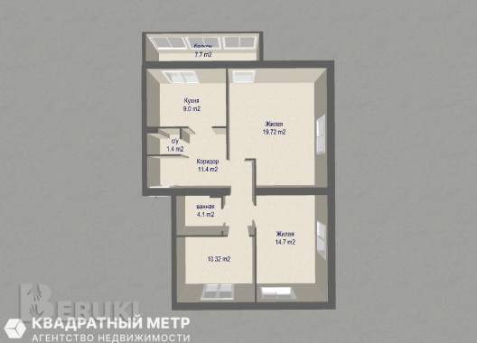 Продажа 3- комнатной квартиры в шаговой доступности от метро «могилевская» 24