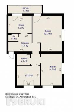 Продажа 3- комнатной квартиры в шаговой доступности от метро «могилевская» 25