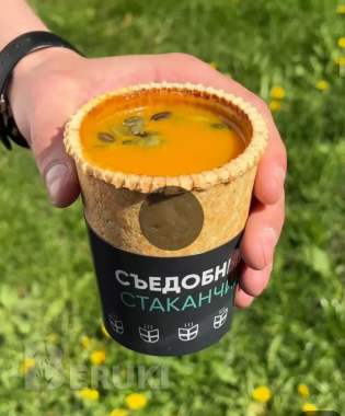 Поставки стаканчиков съедобных для кофе 3