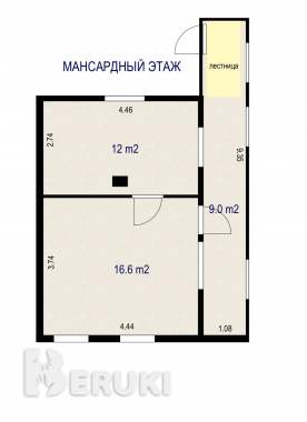 Продается двухэтажная дача в 19 км от мкад 15