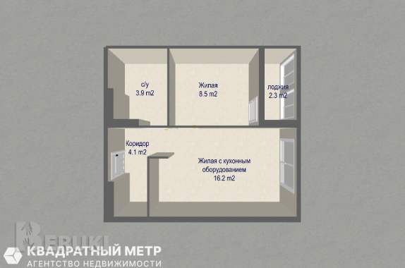 Продается 2-комнатная квартира 21
