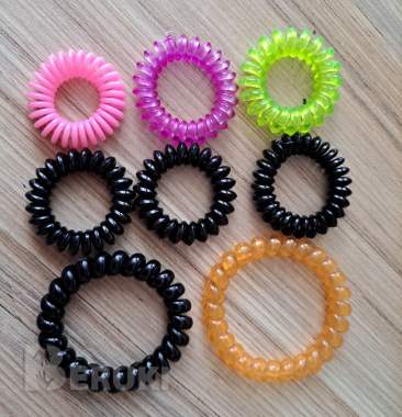 Резинка-браслет пружинка, новые, разноцветные 2